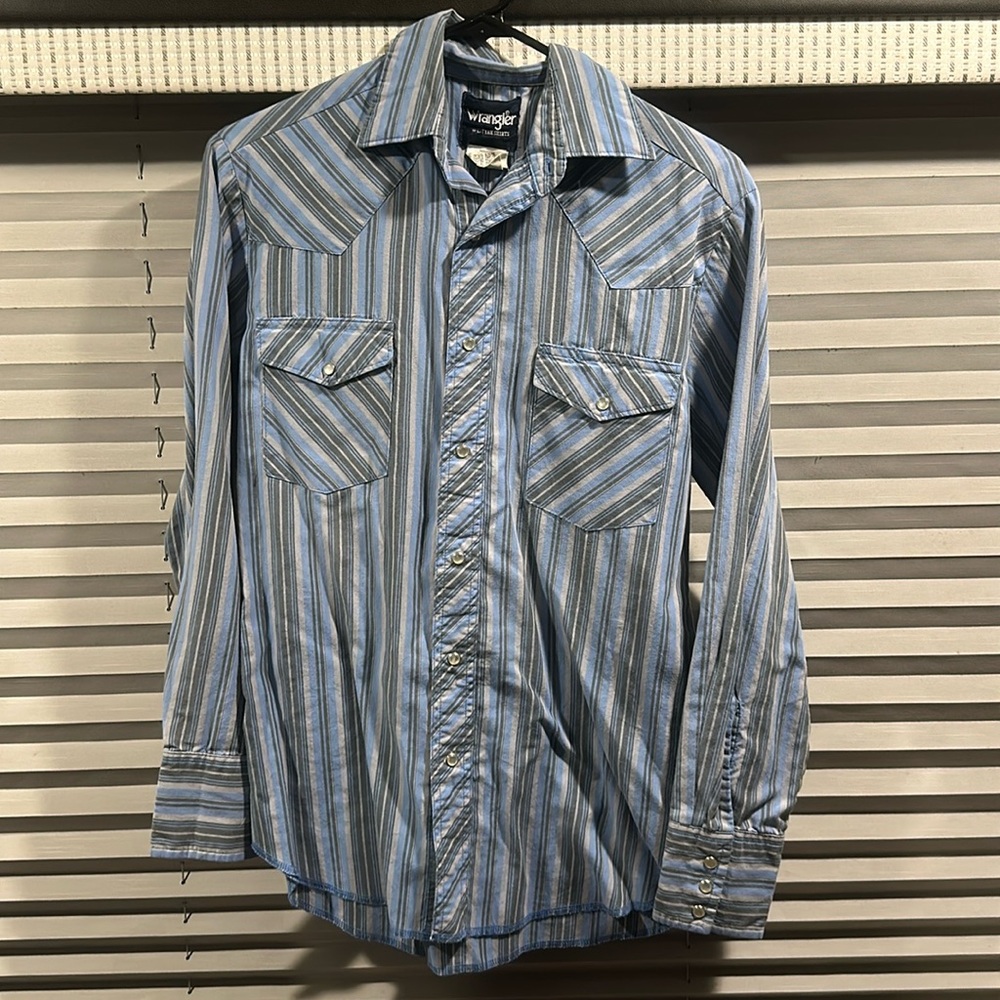 Striped Wrangler Pearl Snap